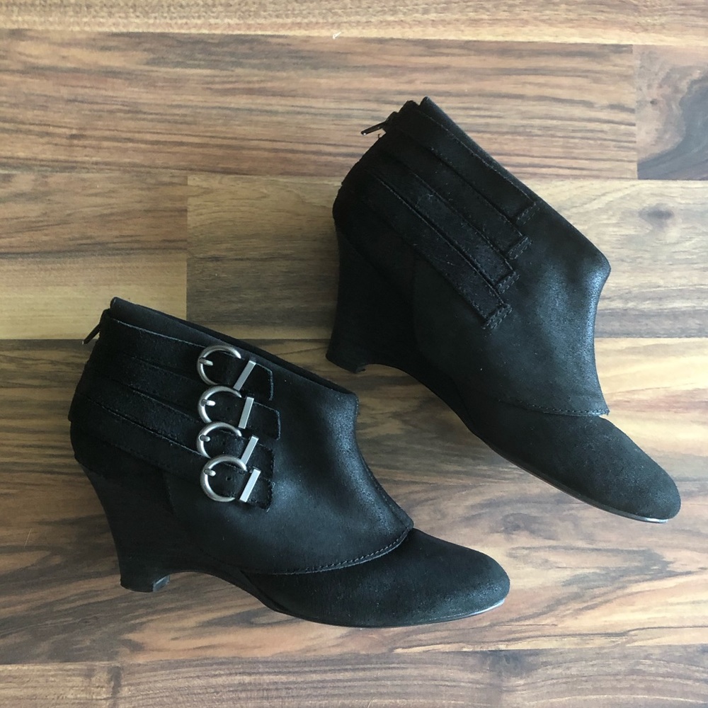Naughty Monkey wedge booties